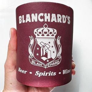 Vintage Blanchard’s Beer • Spirits • Wine foam can koozie